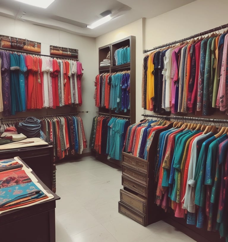 A cozy workspace setup for home-based order taking.