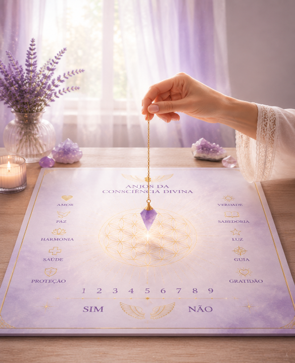 MAP - Mesa Radiestésica com os Anjos da Consciência Divina online com Margarida Serrão