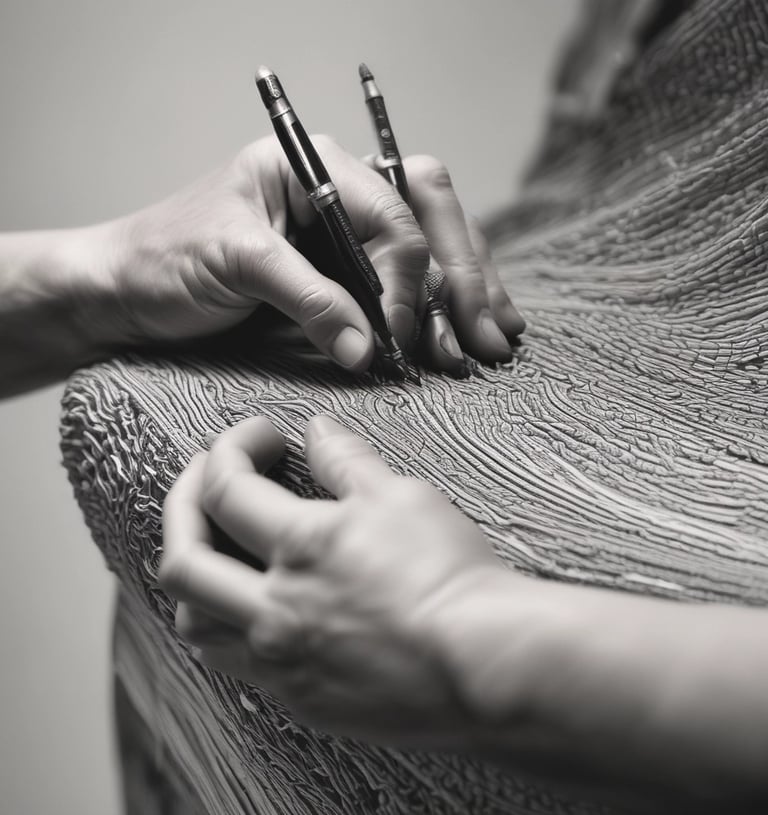 A collection of handmade goods arranged aesthetically.