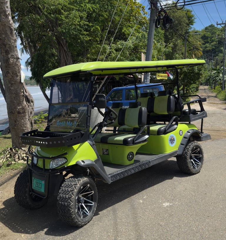 Golf Cart Rental Playa Potrero Costa Rica