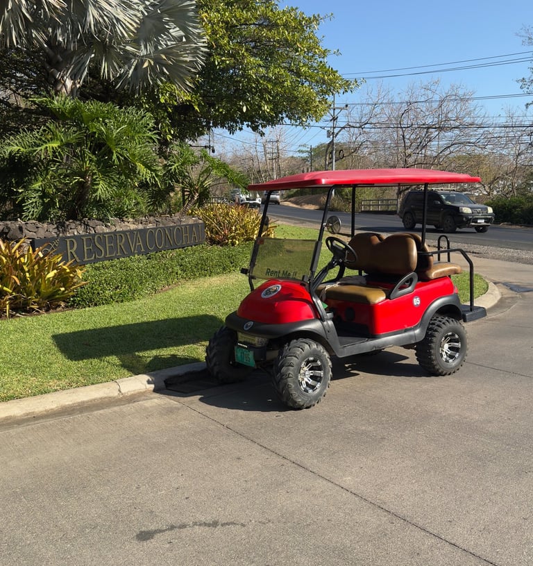 Golf Cart Rental Playa Potrero Costa Rica
