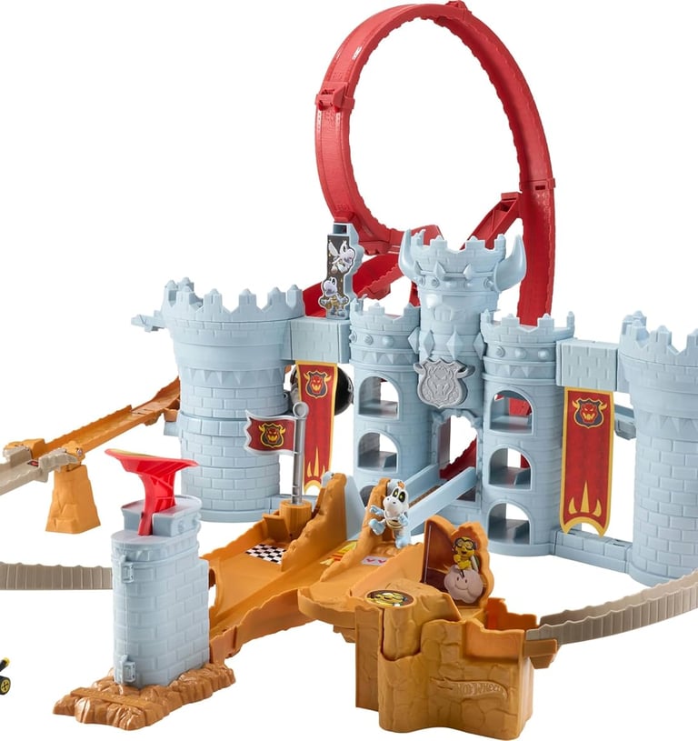 a toy castle with a castle like structure