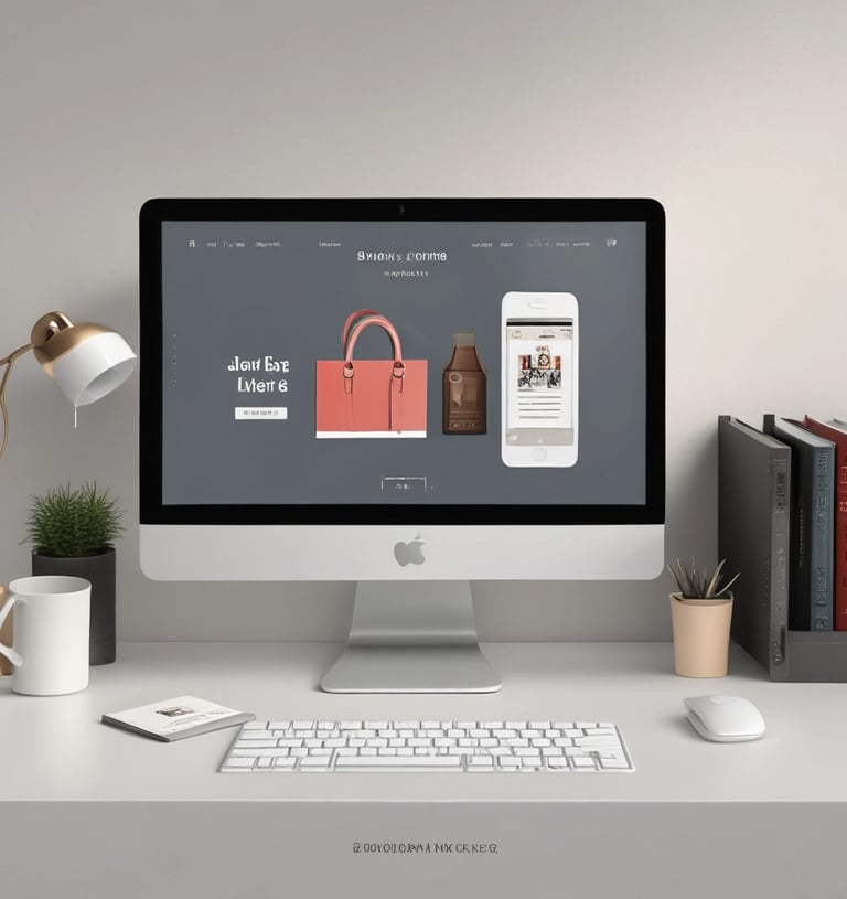 un écran d'ordinateur affichant un écran d'ordinateur avec un ordinateur portable et un téléphone