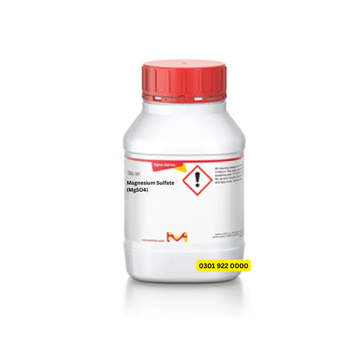 Magnesium sulfate heptahydrate, Sigma-Aldrich salt, Alkemist Pakistan.