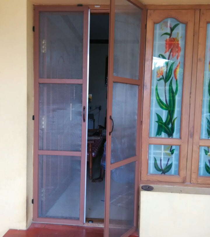 open type Removable SS Mesh Door for Balcony