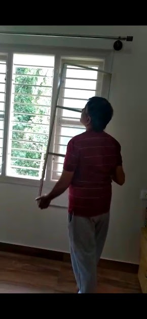 Removable SS Mesh with Hinges for windows