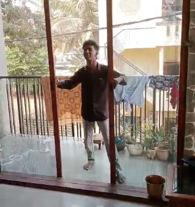 Pleated Mosquito Mesh Sliding Doors