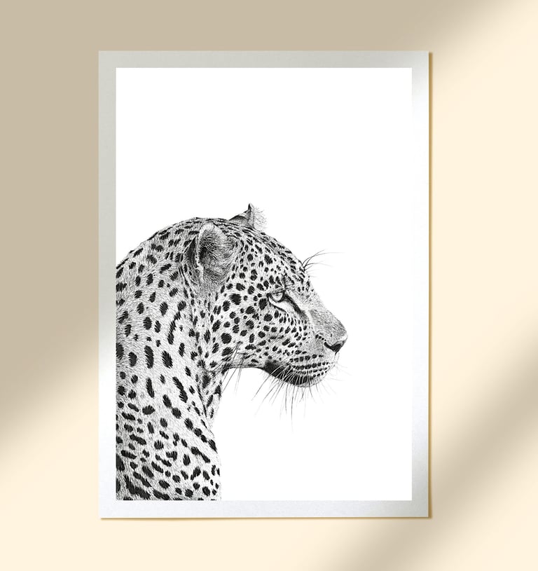 Wildlife Art - African leopard
