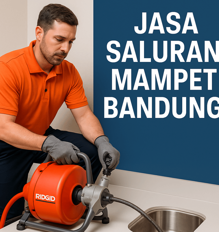 Jasa saluran pipa air mampet bandung - ridgid