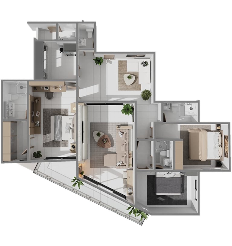 appartement f4 en vente dakar à zone B 