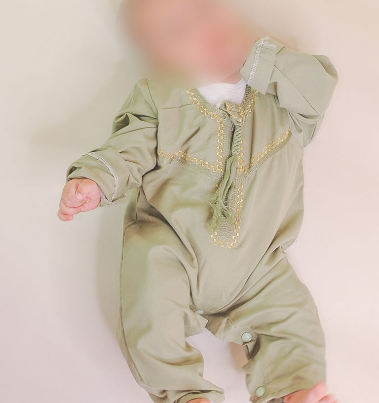 qamis bebe ensemble occasion enfant