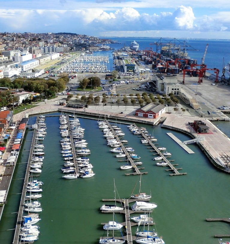 Lissabon Hafen