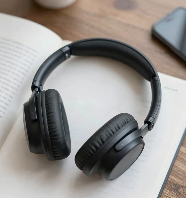 Close-up of a wireless charging pad with a minimalist design and soft LED indicator