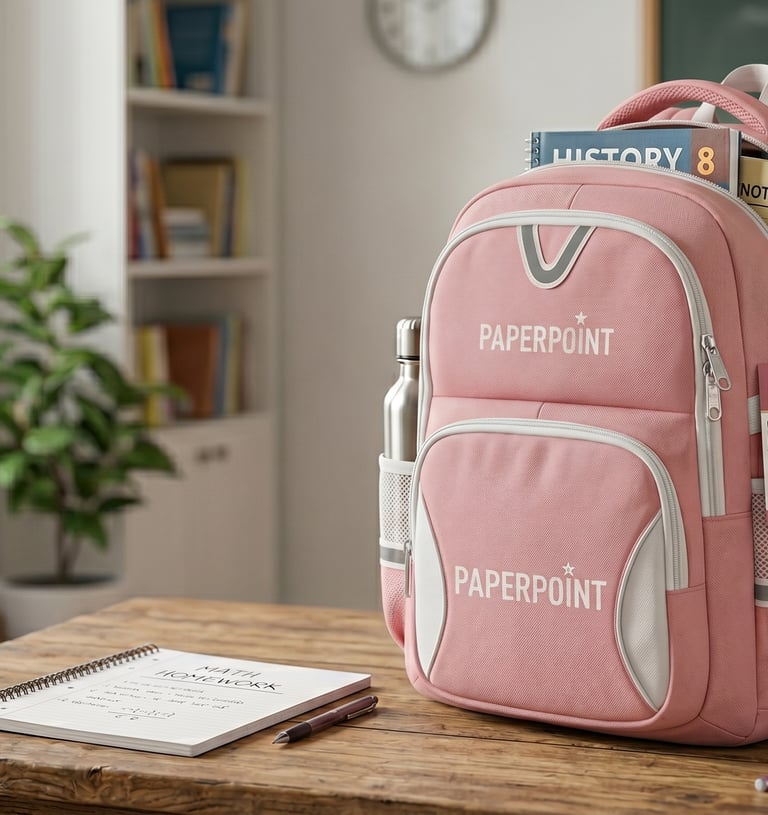 Durable school bag for carrying school stationary