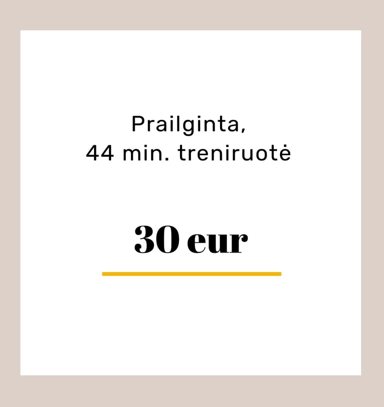 prailginta ngr treniruote