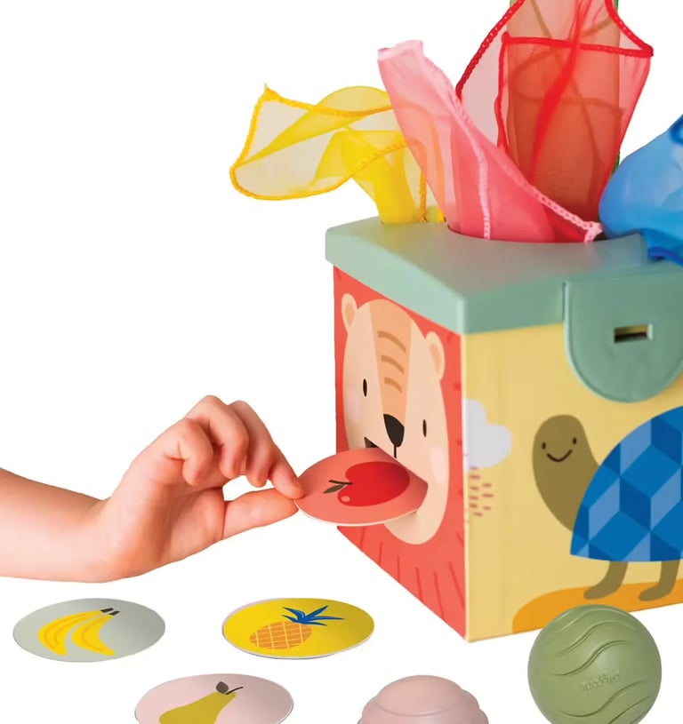 jouet boite magique couleurs 1 an