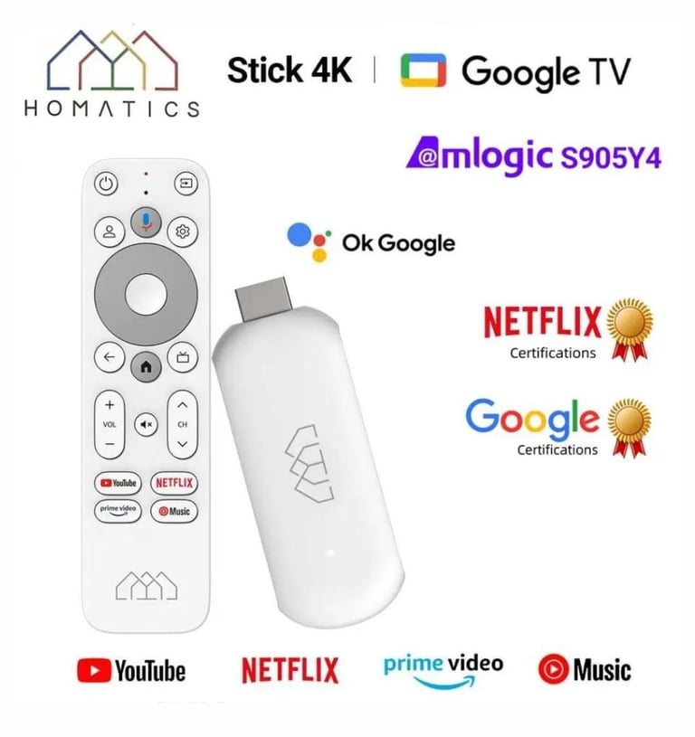 homatics google tv stick 4k