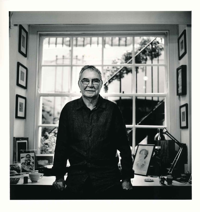 Portrait of darkroom master printer and fine art photographer - Adrian Ensor.Creator: Slawek Dejneka