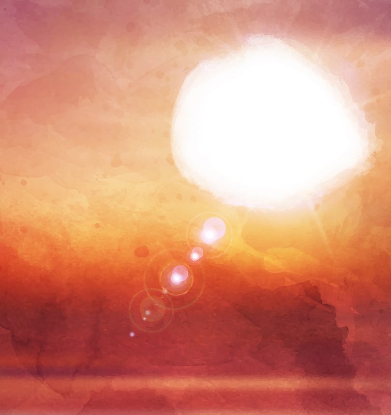 light abstract painting 