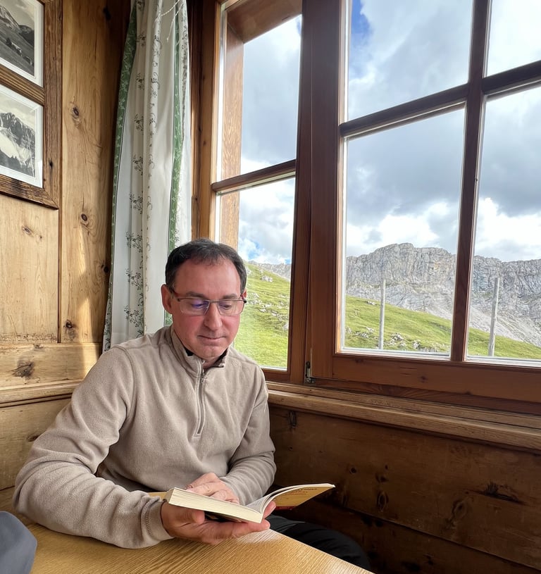 moi en train de lire