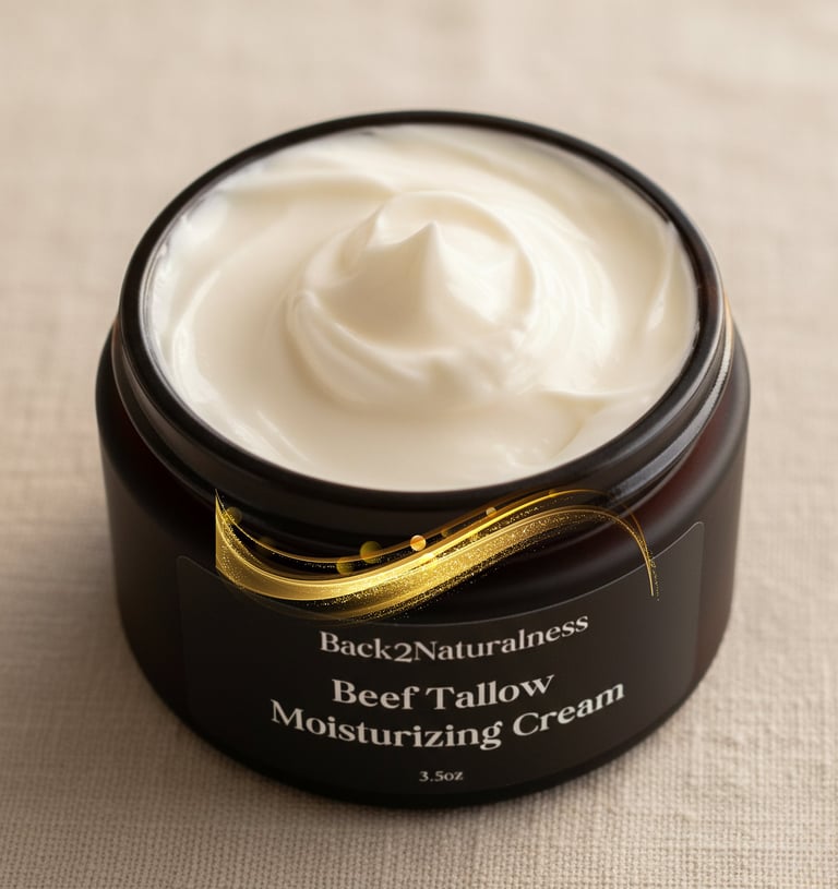 Back2naturalness Tallow Moisturizing cReam for face and body dry skin