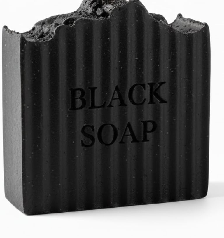 unscented black soap back2naturalness