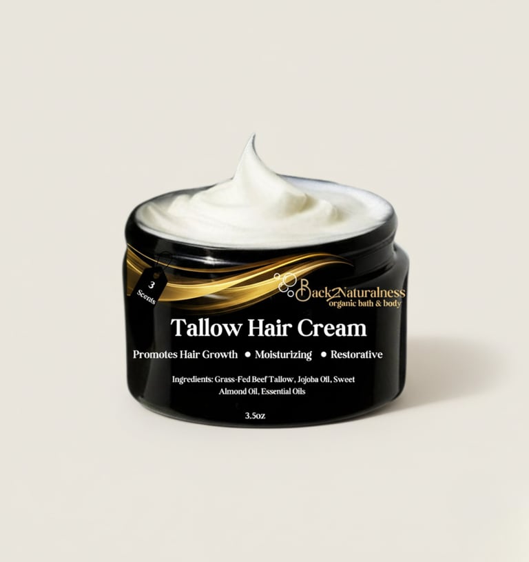 tallow hair growth cream by back2naturalness