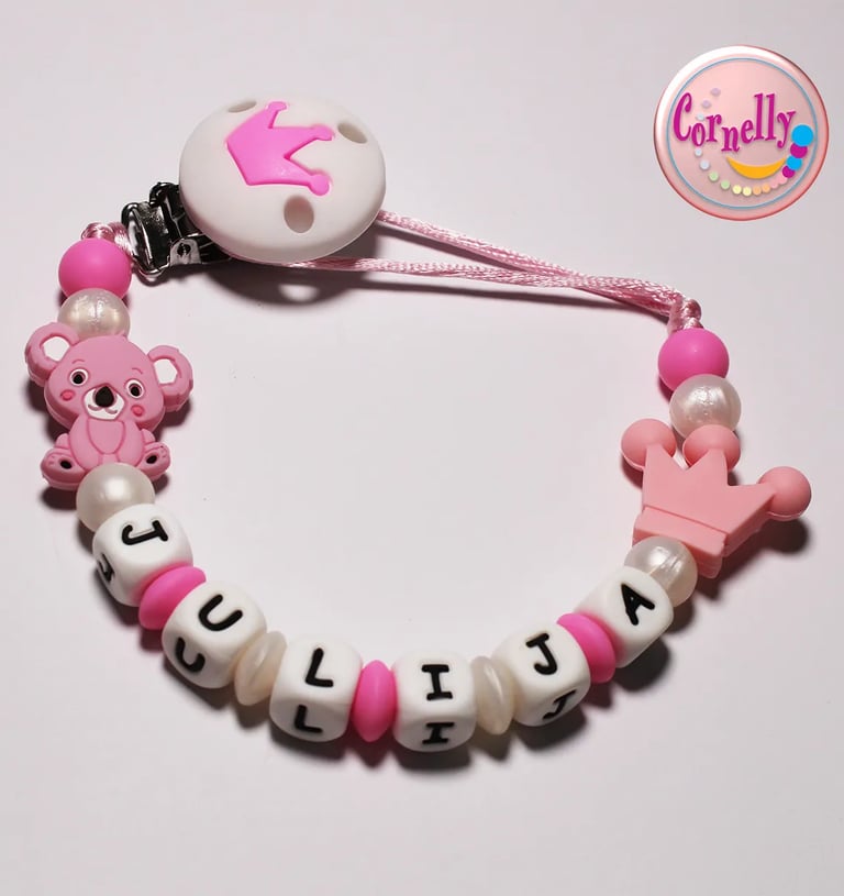 Personalizirane vezice i gricke za bebe - Cornelly pokloni