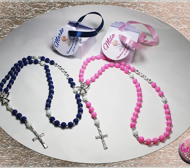 Personalizirana krunica za krštenje za djevojčice i dječake