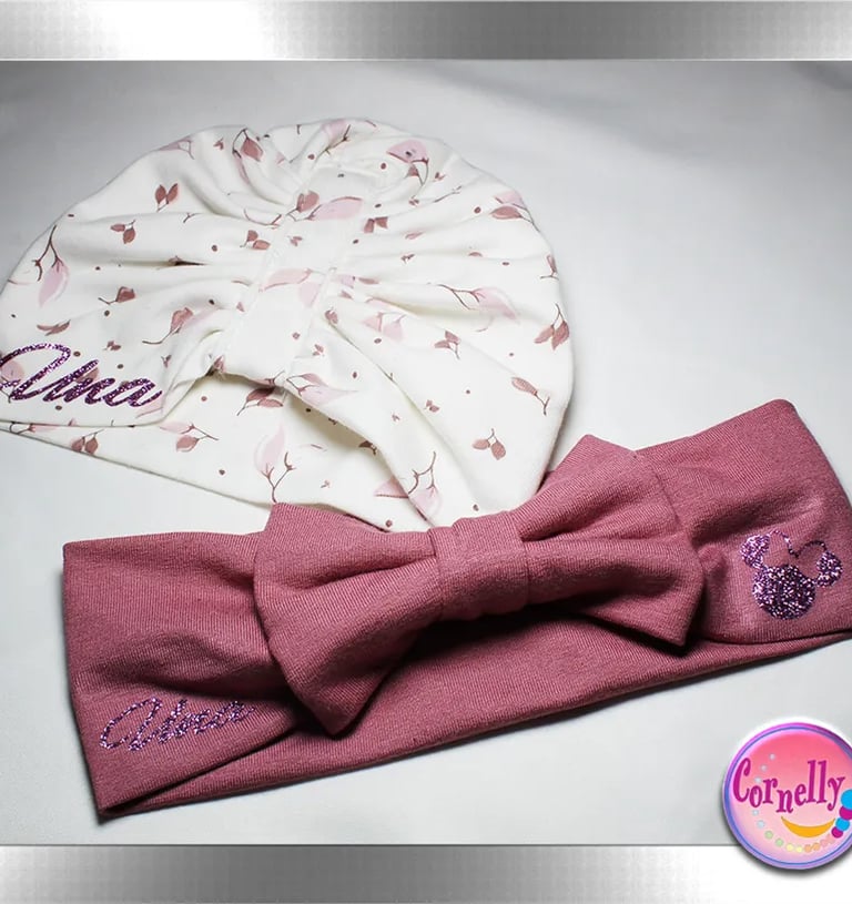 Personalizirani turbani i trakica za bebe