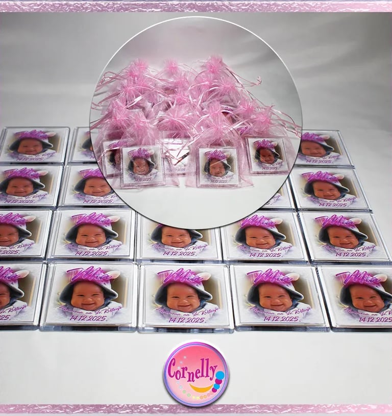 Poklon magneti za goste na krštenju