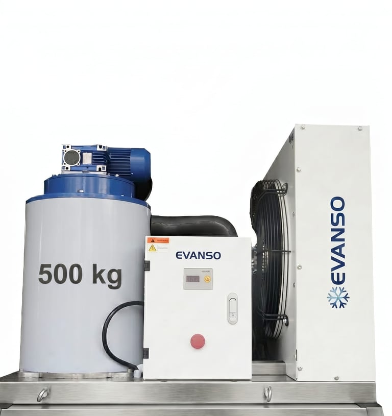 500 KG/GÜN YAPRAK BUZ MAKİNESİ