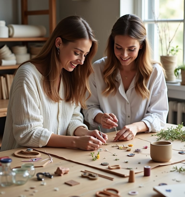 Atelier créatif DIY pour réaliser des décorations de mariage faites main
