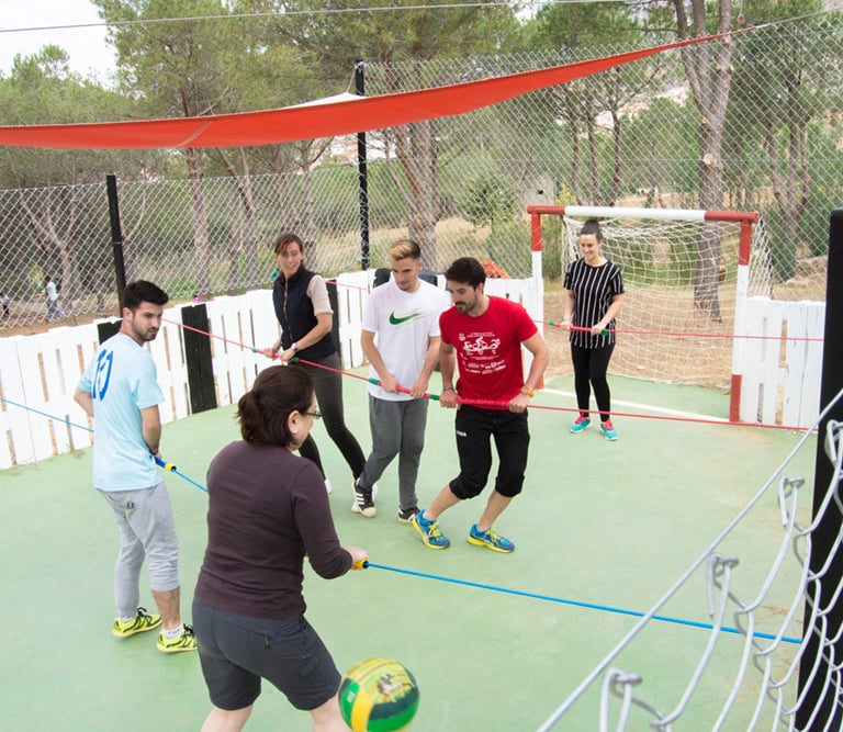 Aventura Futbolín humano