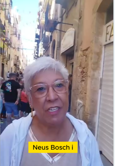 Neus Bosch, de la fresca del fòrum Tarragona