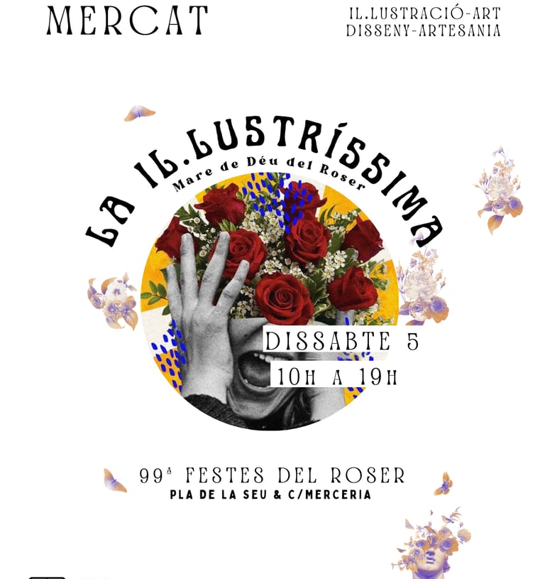 MERCAT D ART ARTESANIA I DISSENY de les festes del roser de Tarragona 2024