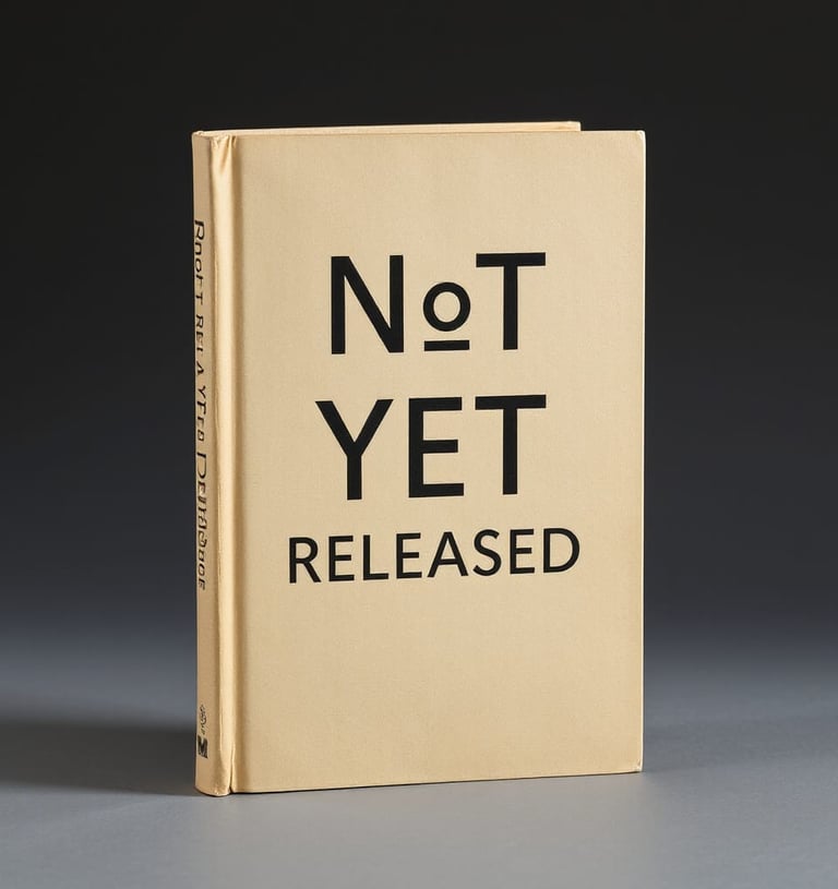 a book cover that reads not yet released.