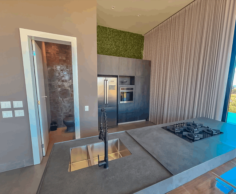 Cozinha gourmet com ilha