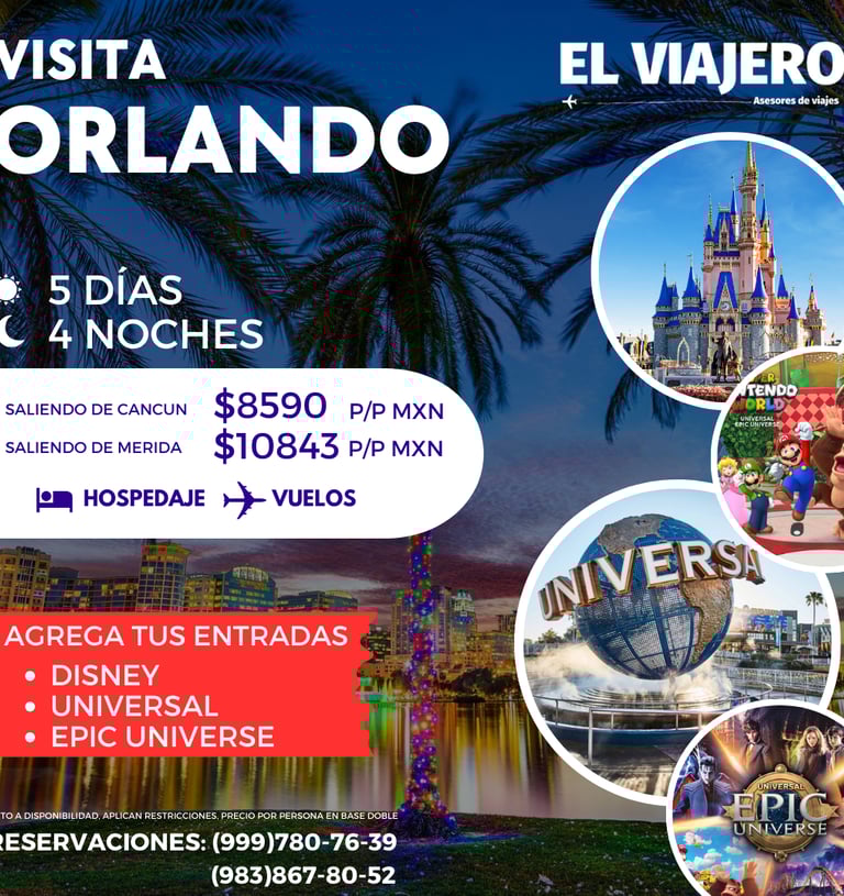 a flyer for a visit to the magic kingdom