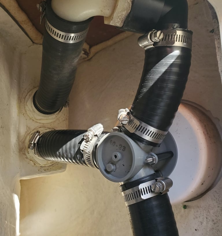 Boat repair, plumbing maintenance