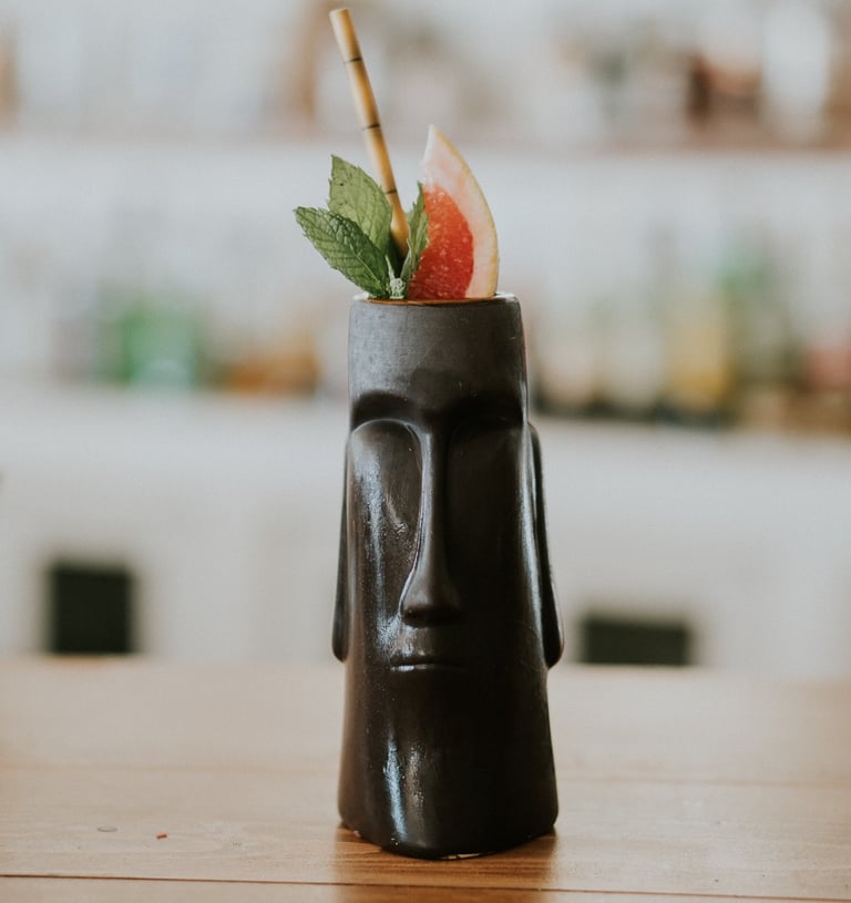 Tiki cocktails at Kahlua Jungleroom 