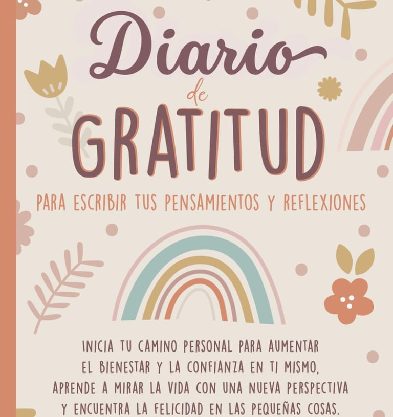 Diario de gratitud para hábitos saludables y desarrollo personal