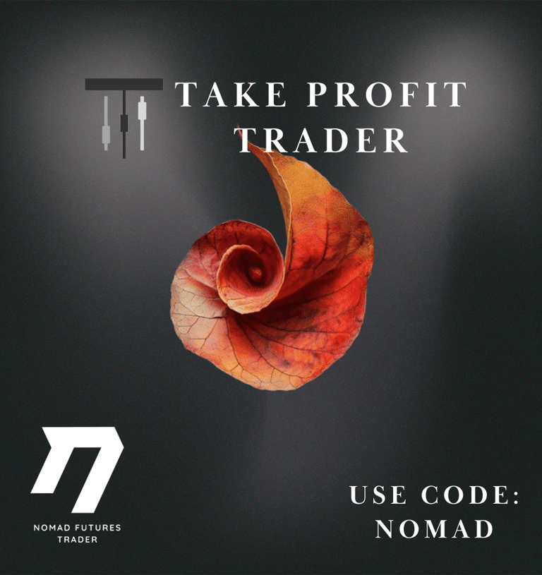 Take Profit Trader Promo Code provided by Nomad Futures Trader