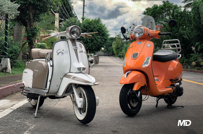 Scooter motorcycle using Amsoil