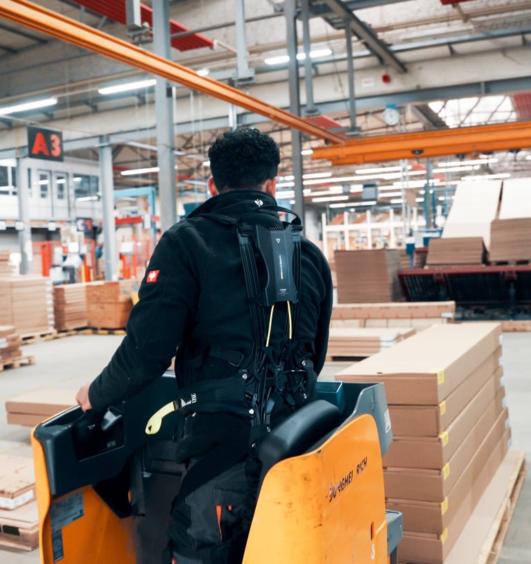 Egzoskeletai sandėliavime