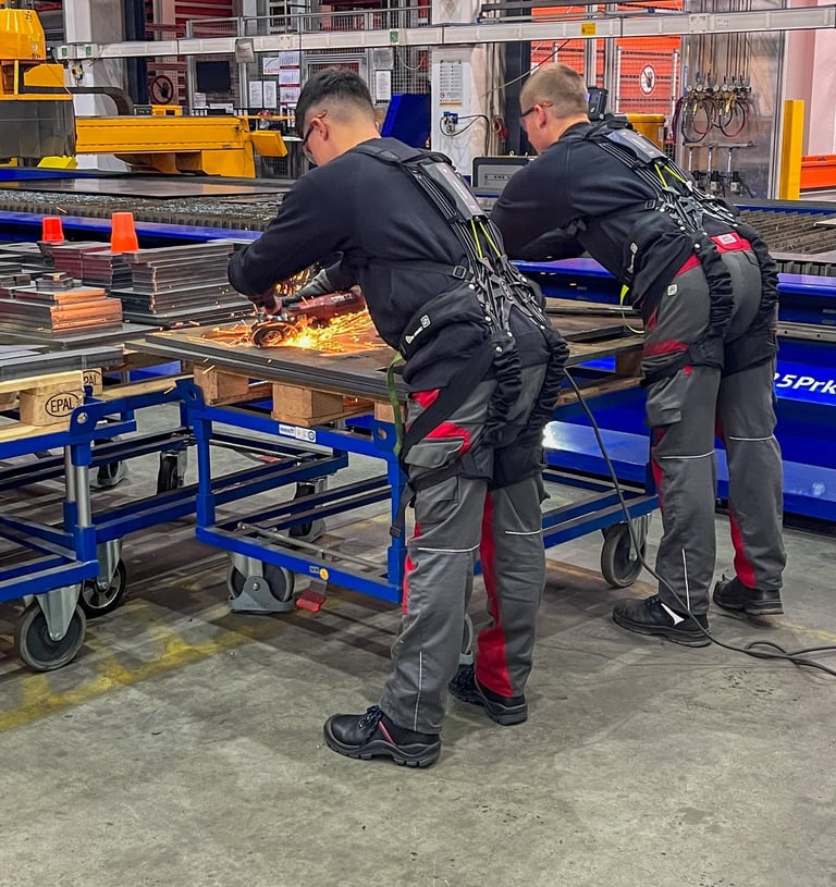 Egzoskeletai gamyboje