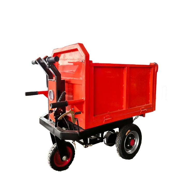 Heavy duty electric freight tricycle for construction sites