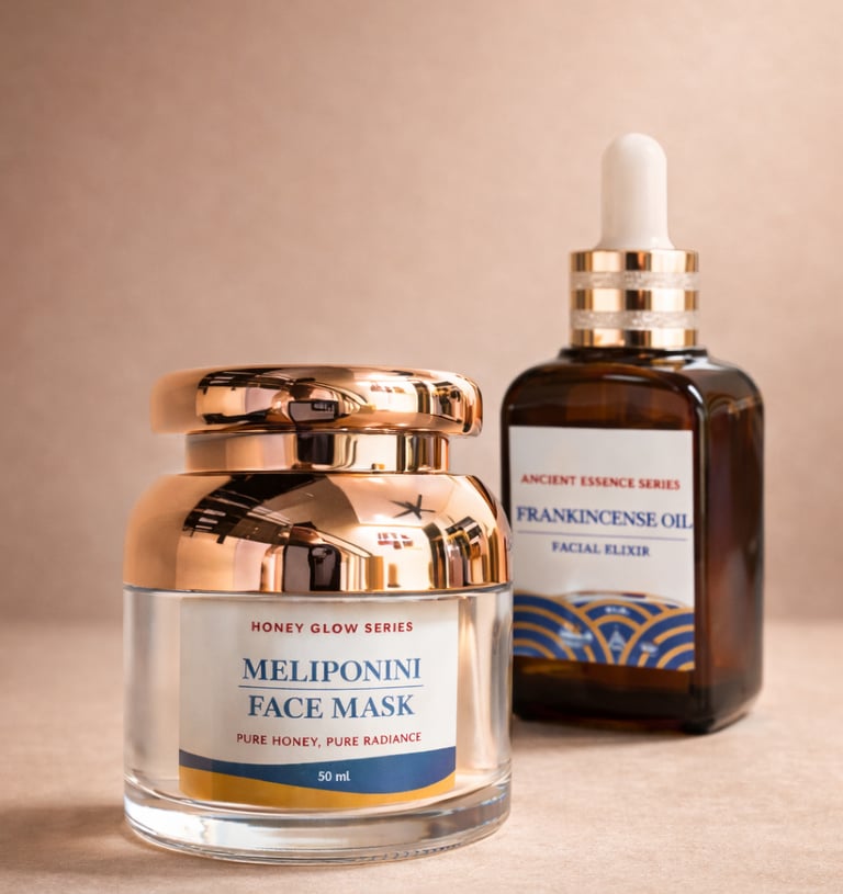 frankincense oil meliponini face mask Ancient Gift Farm