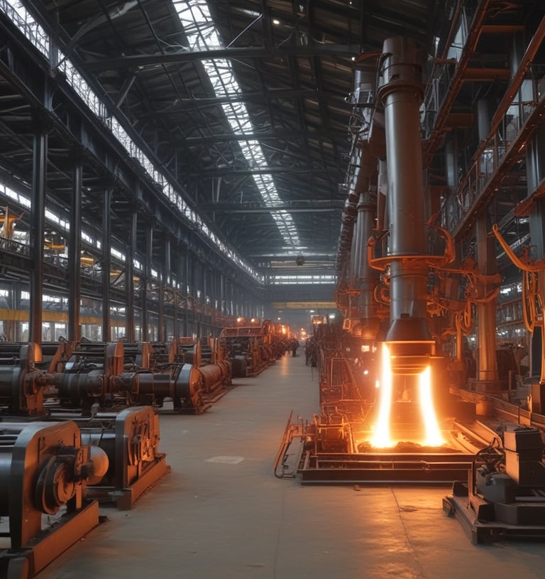 An industrial facility with balanced layout and natural elements inspired by vastu.