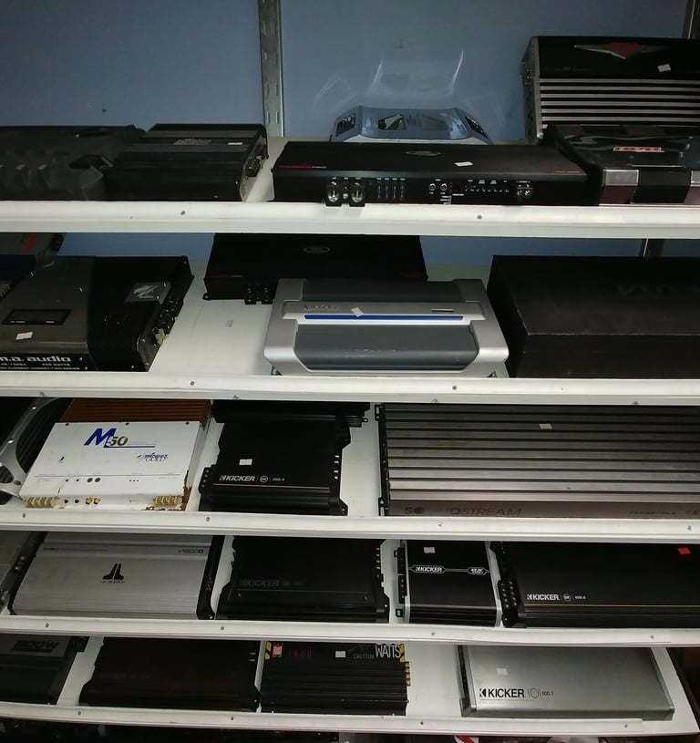 wide selectronics of used or refurbished car audio and home audio electronics